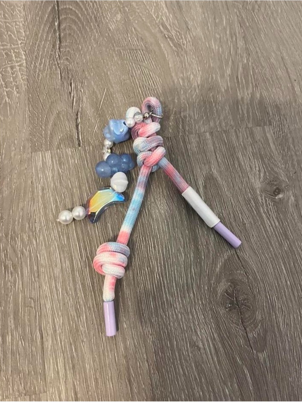 Kids Pastel Rainbow Beaded Charm